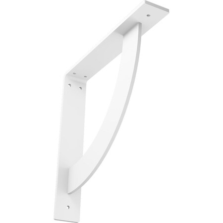 Ekena Millwork Bulwark Steel Bracket, White Primer 2"W x 12"D x 12"H BKTM02X12X12BUPWH